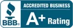 BBB Accredited Business, A+ Rating